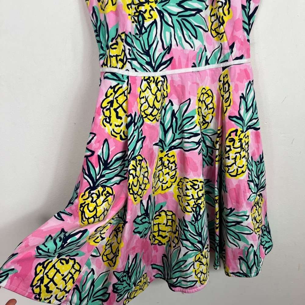 Draper‎ James Pineapple Halter Dress Sz 2 - Picture 8 of 15
